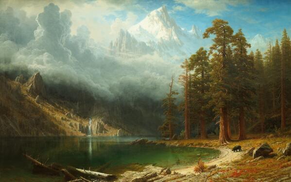 Mount Corcoran by Albert Bierstadt by xzendor7